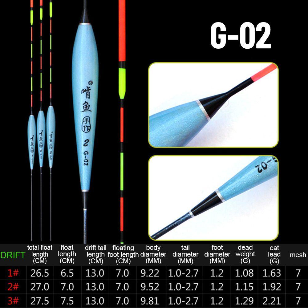 Set 6 Phao Câu Cá Ban Ngày Chống Trượt Tiện Dụng