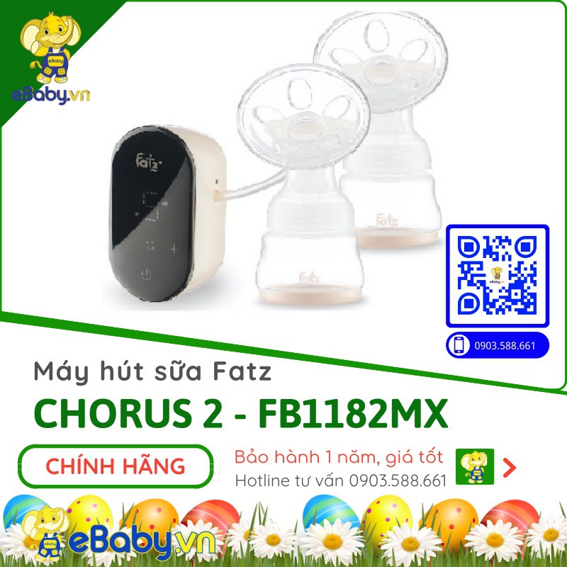 Máy hút sữa điện đôi Fatz Baby Chorus 2 FB1182MX