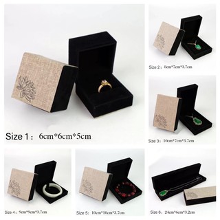 Hộp Đựng Trang Sức Sang Trọng Fashion Laval Jewelry Dislay Carrying Cases Ring Earring Pendant Necklace Packaging Boxes