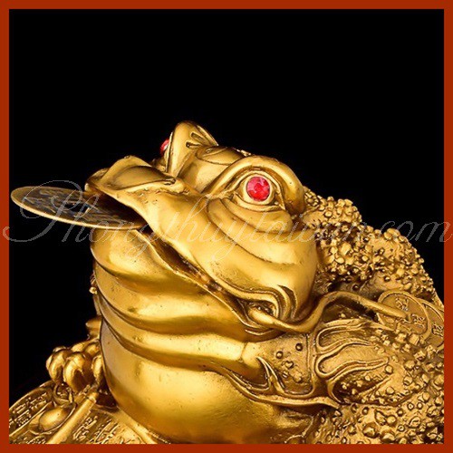 Thiềm Thừ đồng(Cóc 3 Chân) tặng (đế kê gỗ + xu rời ngậm ,bột ngũ vị bao sái(video) | BigBuy360 - bigbuy360.vn