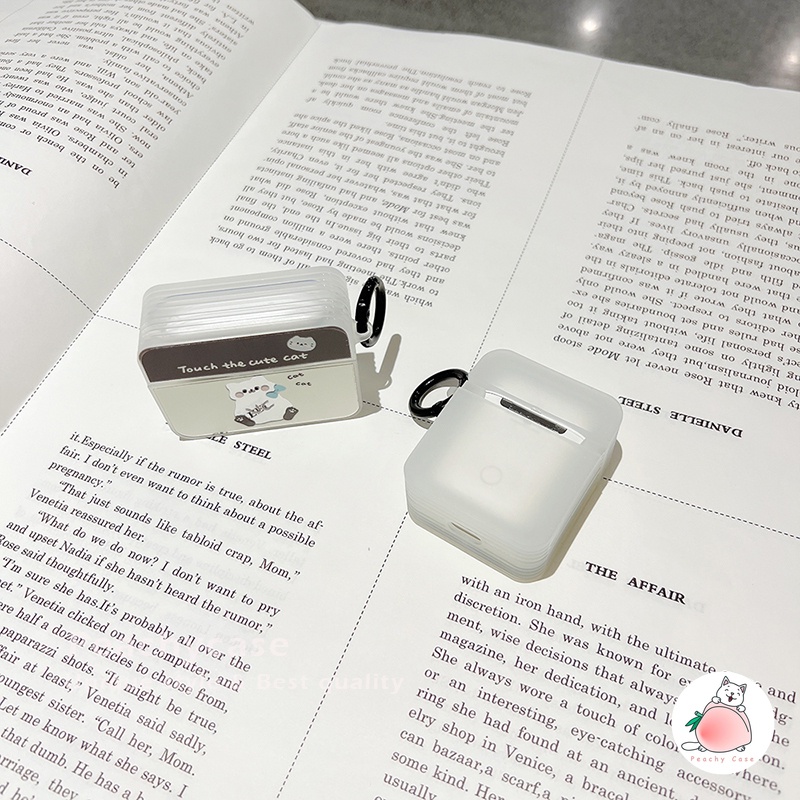 Vỏ Bảo Vệ Hộp Sạc Tai Nghe Airpods 1 2 Pro Air Pod 3 Không Dây Tráng Gương Hình Chú Mèo Dễ Thương Kèm Nhẫn Chống Thất Lạc Tiện Dụng
