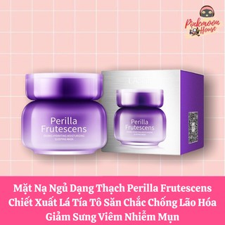 Mặt Nạ Ngủ Lá Tía Tô Perilla Frutescens Dưỡng Ẩm Căng Bóng Làn Da Khô Sần Thiếu Nước