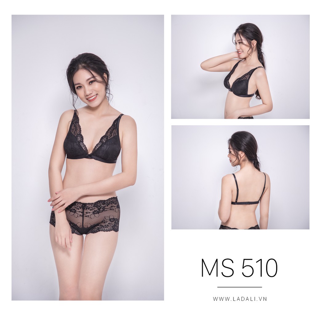 Áo Ngực Không Gọng Bralette Ren Cao Cấp Có Đệm Mút - MS 510