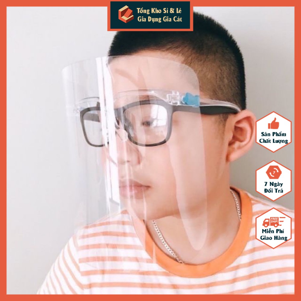 Kính chống giọt bắn phòng dịch FACE SHIELD trong suốt an toàn không mờ, kính chắn giọt bắn trẻ em,người lớn,giảm độc hại | BigBuy360 - bigbuy360.vn