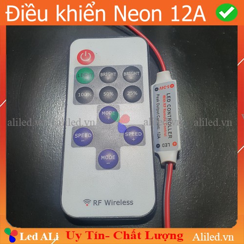 Điều Khiển Led Dimer 12A- Điều khiển led Neon- Dây Neon mềm