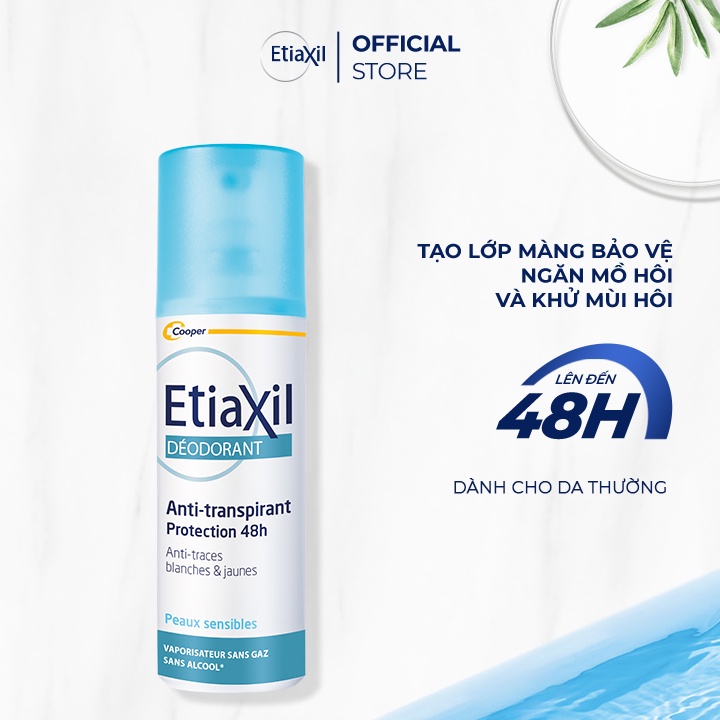 Xịt khử mùi hàng ngày Etiaxil 100ml