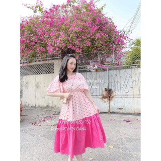 Đầm hoa mẫu đơn