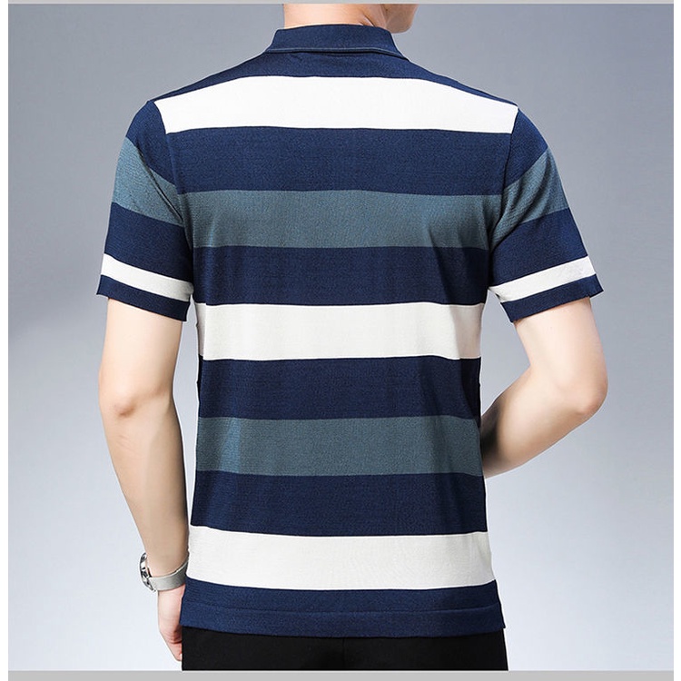 Áo Thun Polo Tay Ngắn Plus Size Cho Nam