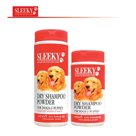 Phấn Tắm Khô Sleeky Tẩy Bay Bụi Bẩn Không Gây Bết Dính Hương Thơm Dễ Chịu Làm Sạch Lông Cúm Mèo Không Cần Dùng Đến Nước