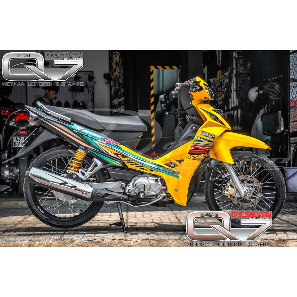 Tem Rời Sirius 110 VÀNG ĐEN