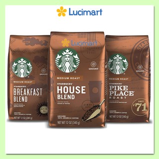 Cà phê Starbucks rang xay sẵn nguyên chất 100% Arabica Coffee gói 510g thumbnail