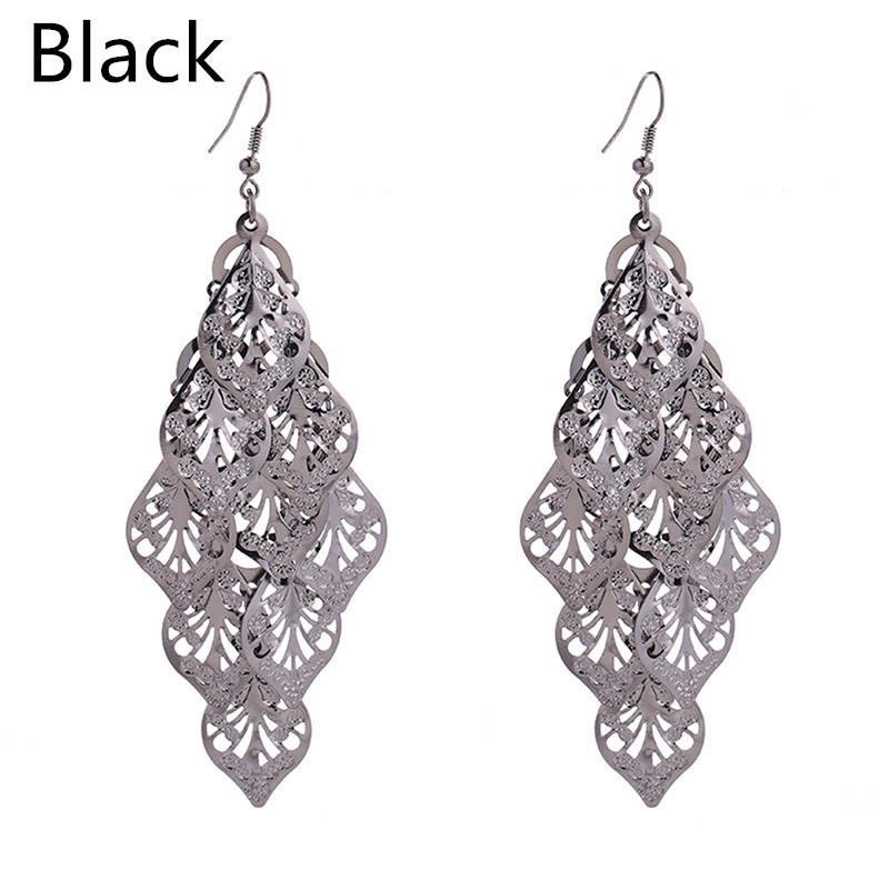 Leaves Dangle Earrings Long Earring for Women Jewelry