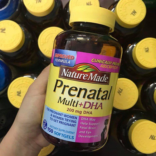 Vitamin Tổng Hợp Cho Bà Bầu Nature Made Prenatal Multi + DHA