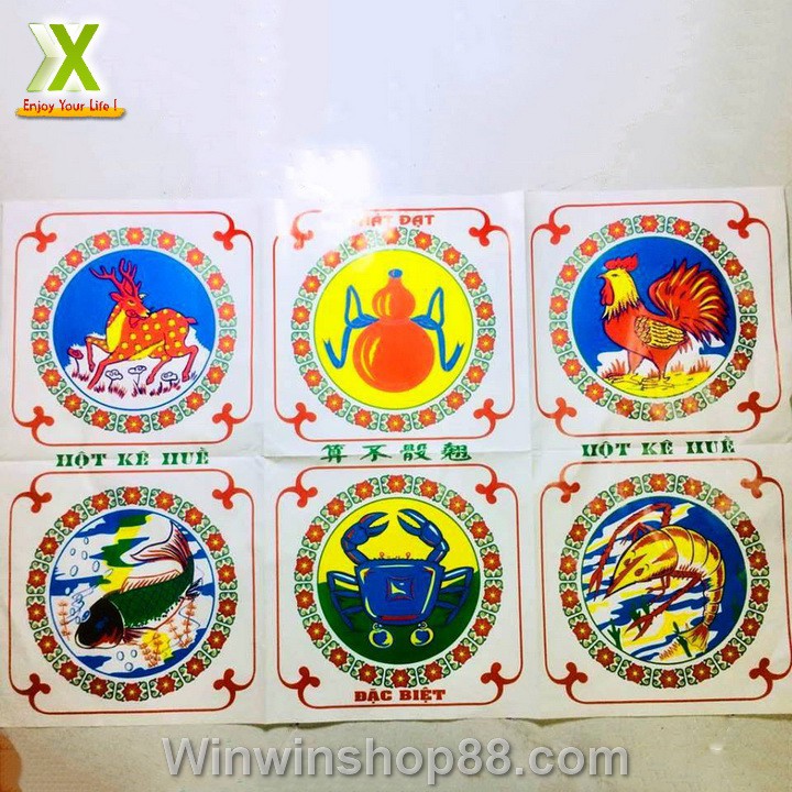 Bộ Đồ Chơi Lắc Bầu Cua Cá Cọp, Trò Chơi Vui Chơi Giải Trí Ngày Tết - Do_luu_niem