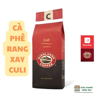 Cà Phê Rang Xay Culi Highlands Coffee 200g Cafe Pha Phin Highland Vị mạnh và êm