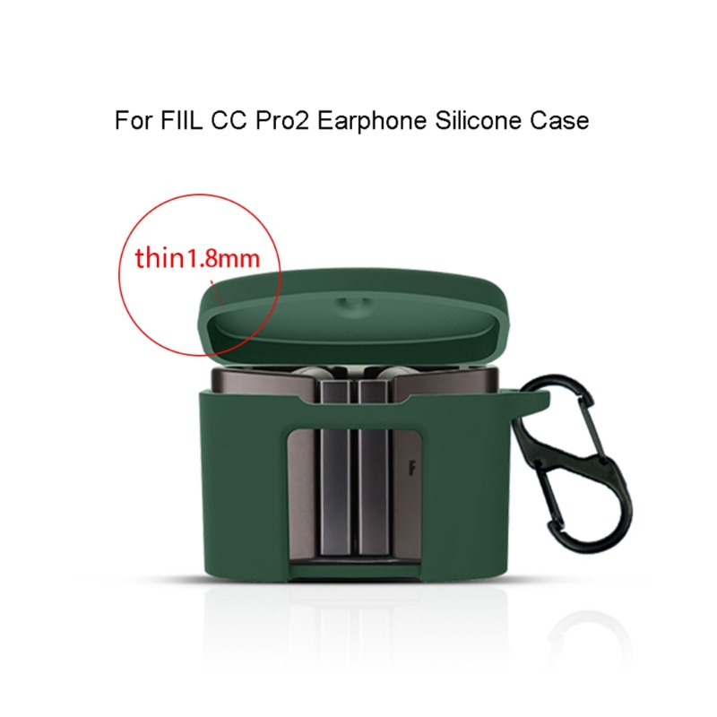 Vỏ Bảo Vệ Hộp Sạc Tai Nghe Không Dây Fiillcc Pro 2 Chống Sốc Chống Bụi Có Thể Giặt Sạch