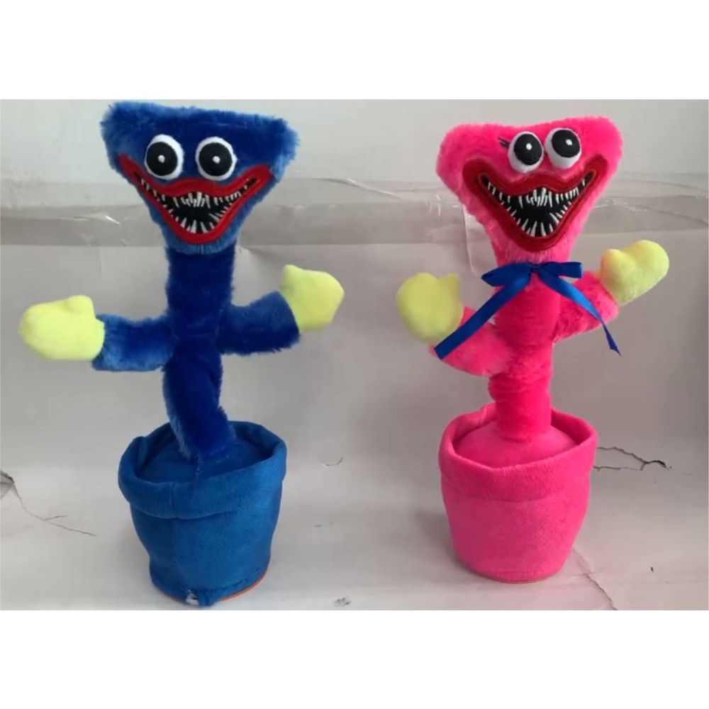 All set 40cm poppy playtime huggy wuggy Bobby Sausage Monster Doll Toy Plush Doll Christmas Gift poppy sausage doll can sing, dance and talk