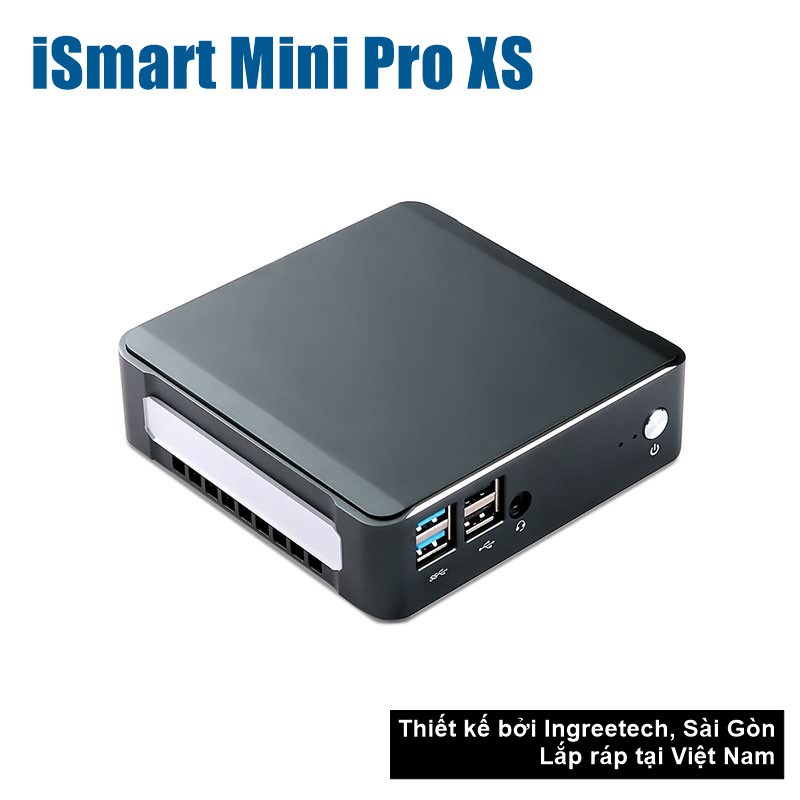 Mini PC Ingreetech iSmart Mini Pro XS - Intel Core i5 4C/8T RAM 16GB SSD 240GB - Hàng chính hãng - Thương hiệu Việt