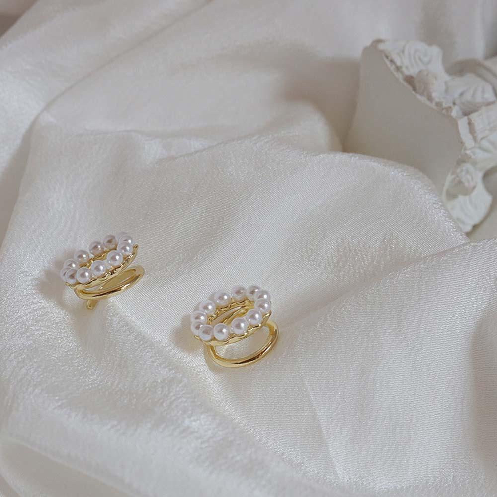 Khuyên Kẹp Vành Tai Đơn Giản Thời Trang Cho Nữ