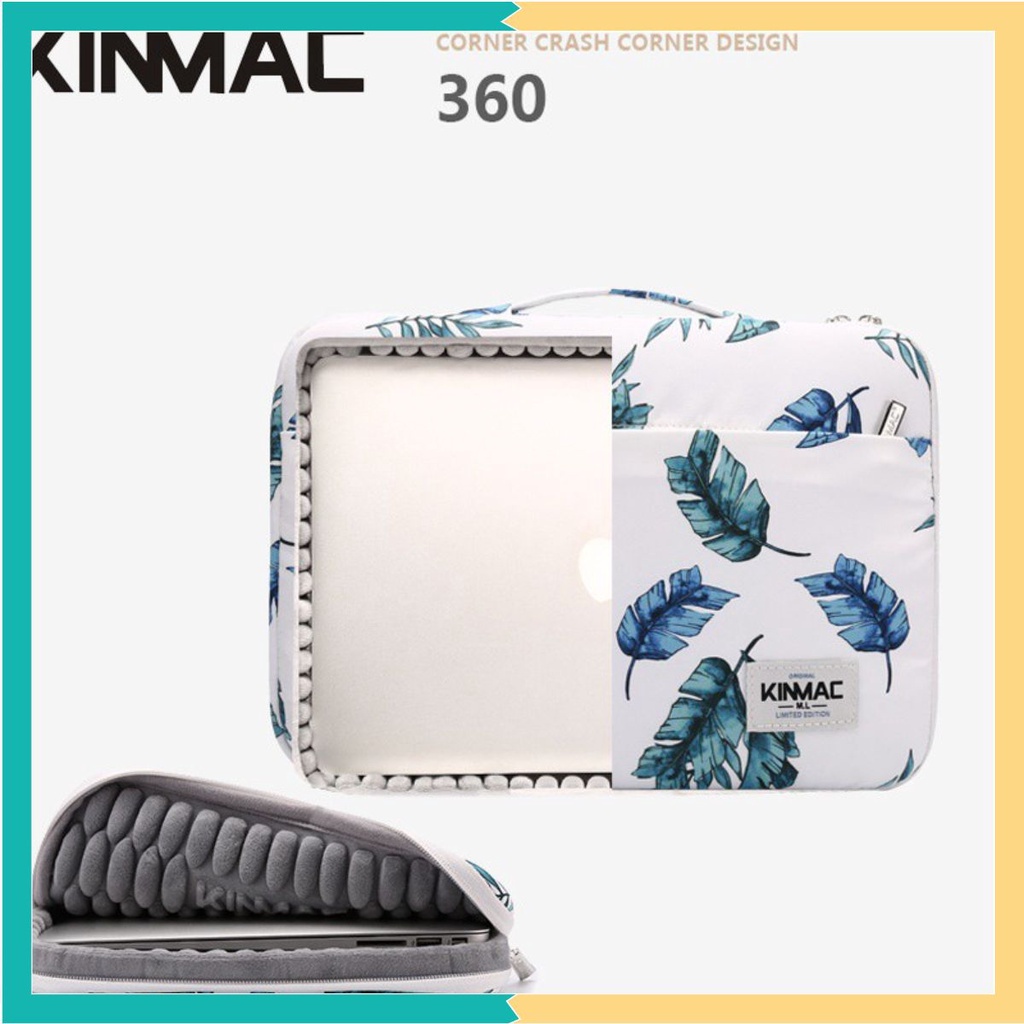 KINMAC Mẫu lá chuối 12inch, 13.3inch, 14inch, 15.6inch bảo vệ máy cực tốt