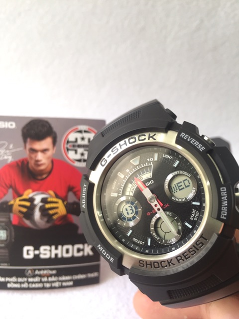 Đồng hồ nam Casio chính hãng AW-590-1ADR, dây nhựa