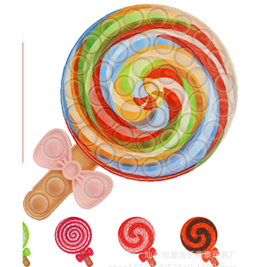 Đồ chơi bấm nút Pop It Figed kẹo cầu v