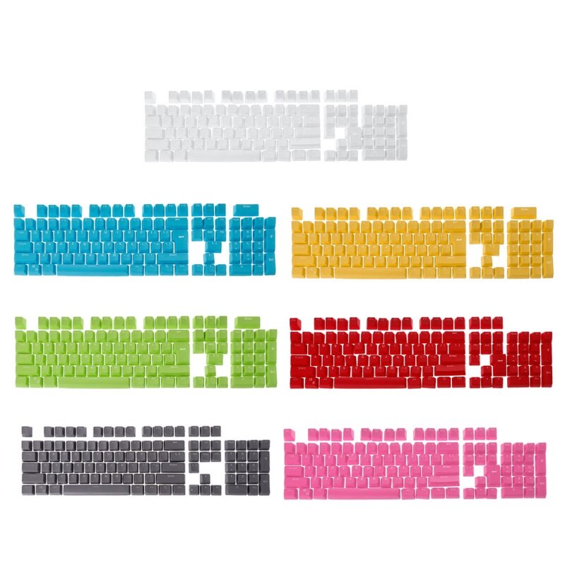 Bộ Keycap ABS doubleshot cơ xuyên led nhiều màu, nút bàn phím dành cho bàn phím cơ layout tiêu chuẩn