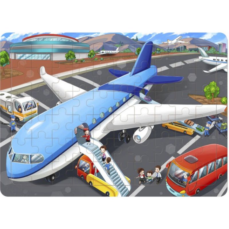 Tranh ghép gỗ 60 mảnh cỡ đại