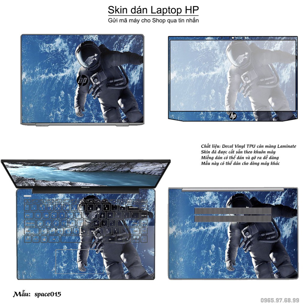 Skin dán Laptop HP in hình không gian _nhiều mẫu 3 (inbox mã máy cho Shop)