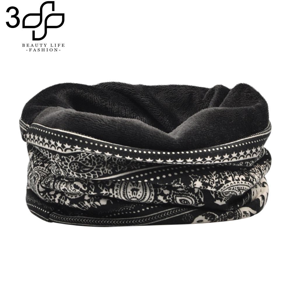 Mũ beanie kiêm khăn choàng cổ tròn dành cho unisex