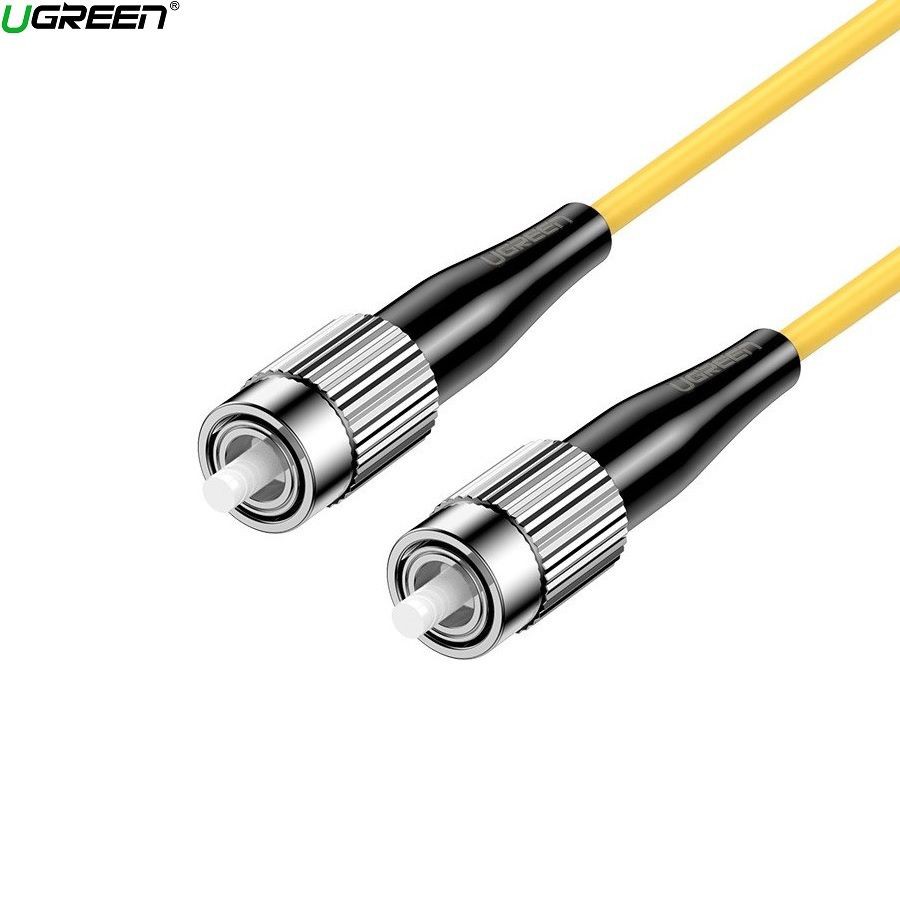 Ugreen 70662 3M chuẩn FC-FC Single Mode cáp nhảy quang màu vàng chính hãng