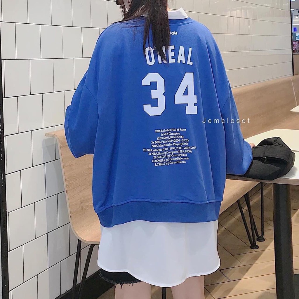 Áo nỉ dài tay số 34 Unisex form rộng cực đẹp | BigBuy360 - bigbuy360.vn