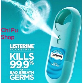 SET 2 chai nước xịt thơm miệng bỏ túi Listerine Cool Mint Pocketmist 7.7ml x 2