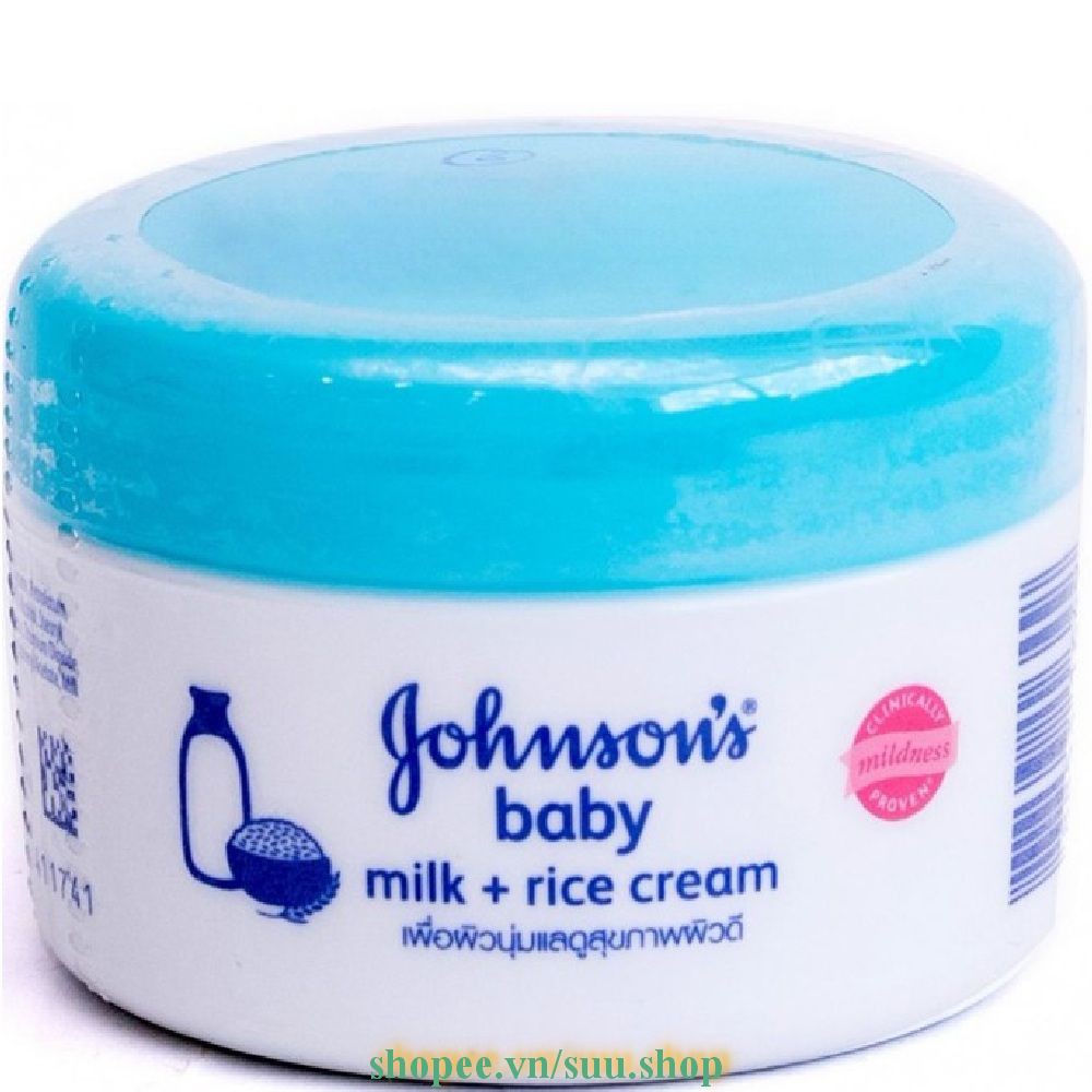 Kem Dưỡng Da 50G Johnson’s Baby Tinh Chất Sữa Và Mầm Gạo Chính Hãng.