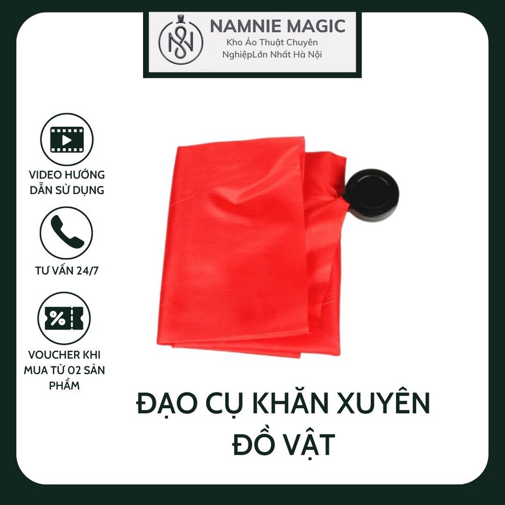 Ảo Thuật Khăn Xuyên Đồ Vật, Đồ Đạo Cụ Biểu Diễn Đường Phố, Đồ Chơi Sáng Tạo, Thông Minh
