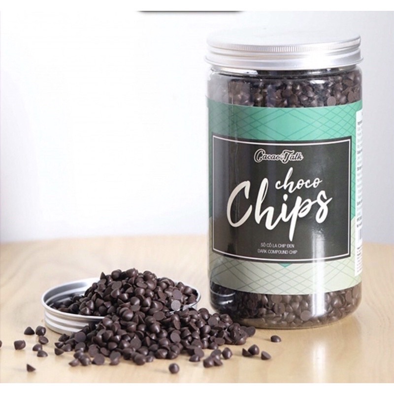 Socola Chip(Chocochip) Dùng Trang Trí Bánh Hộp  (Đen),(Trắng)