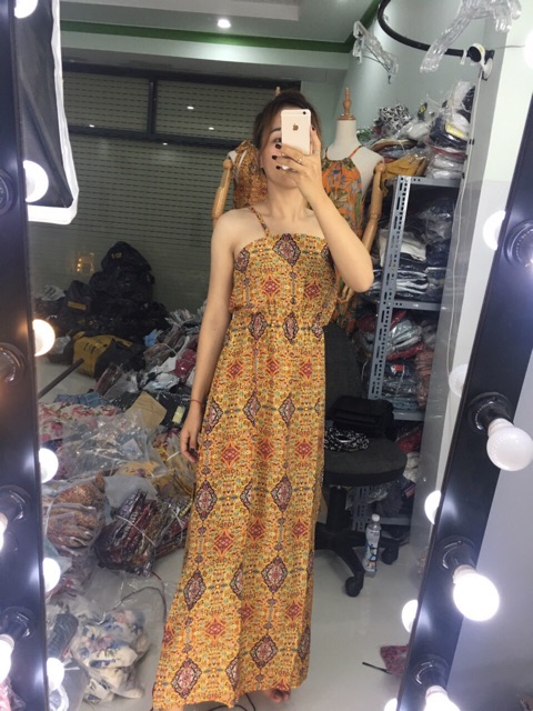 Đầm maxi thổ Cẩm số hot ( kèm video ảnh thật) | BigBuy360 - bigbuy360.vn