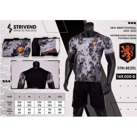 Quần áo bóng đá ĐT Hà Lan Fantasy  Strivend cao cấp 2022-23