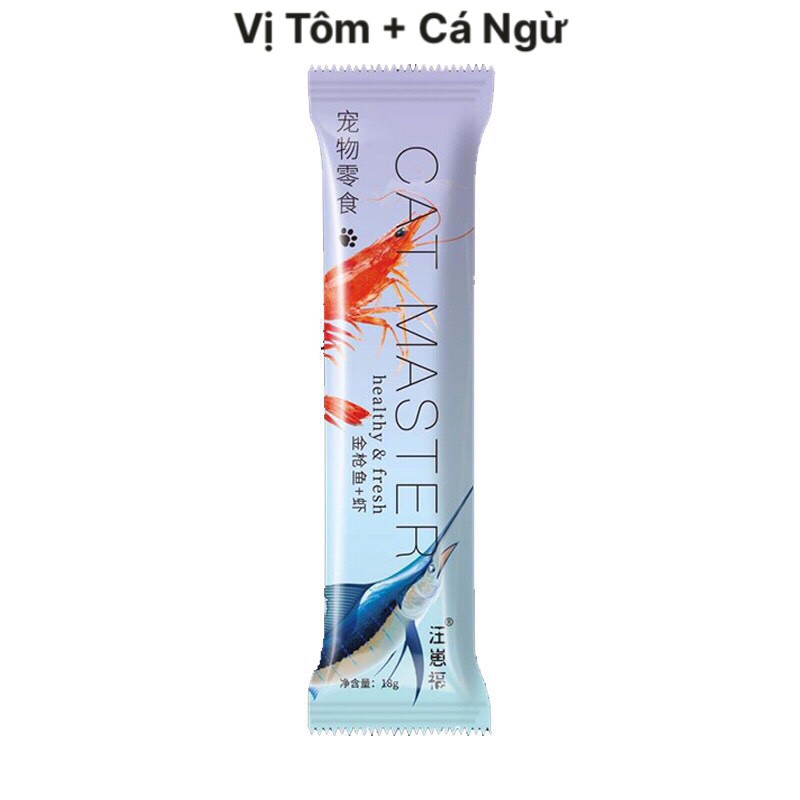 Súp Thưởng Cat Master Cho Mèo 18G - giahuypetshop