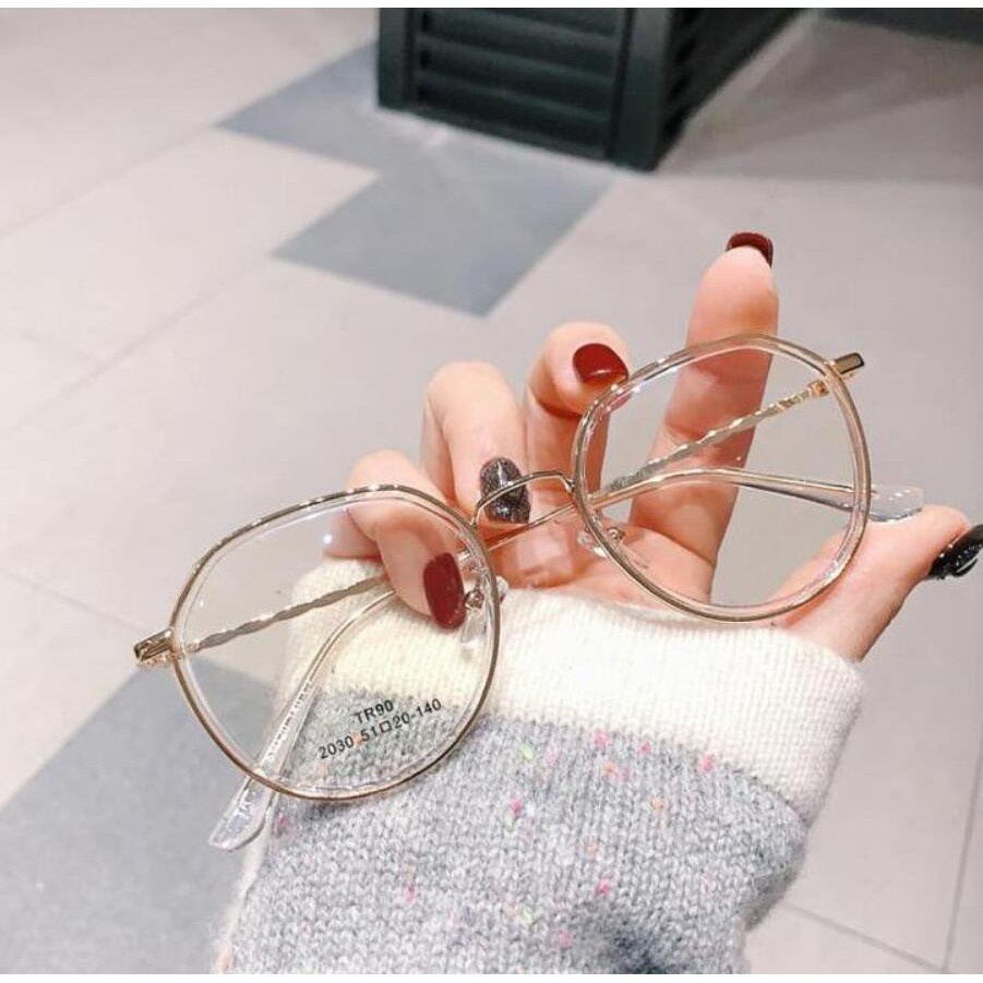 Kính Chống Ánh Sáng Xanh Gọng Kim Loại Cho JP5