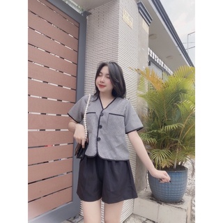 bigsize (55-95kg)sét bộ caro viền đen