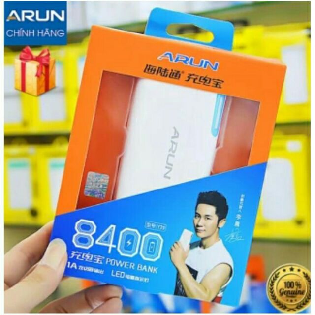 Sạc dự phòng Arun chính hãng dung lượng 8400 mAh