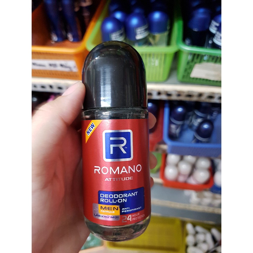 Lăn khử mùi hương nước hoa Romano 50ml Attitude