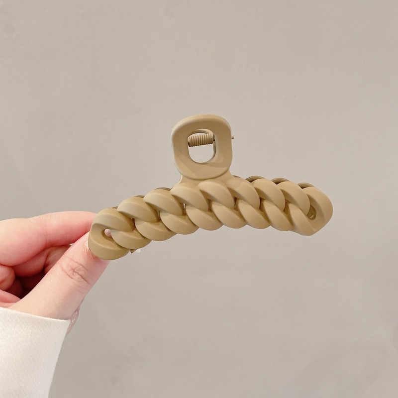 Kẹp Tóc Dạng Xoắn Bằng Nhựa Acrylic Thời Trang Hàn Quốc