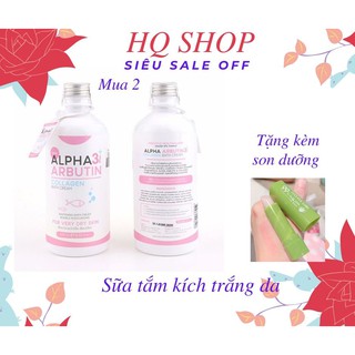 Sữa tắm Alpha Arbutin Collagen Thái Lan trắng da 450ml