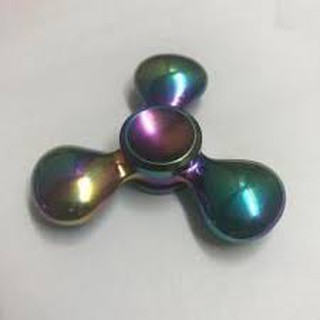 Con quay 3 canh kim loại cao cấp Rainbow Spinner