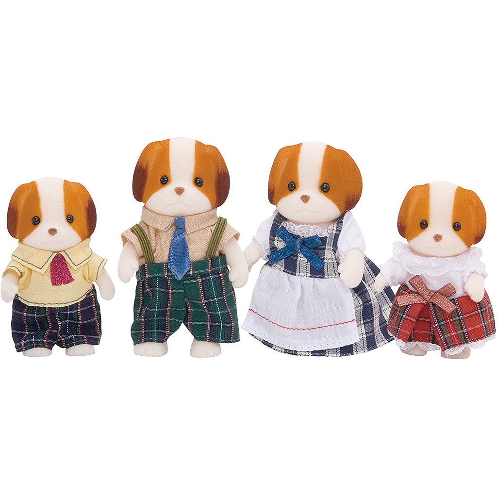 Sylvanian Families Gia Đình Chó Chiffon Dog Family