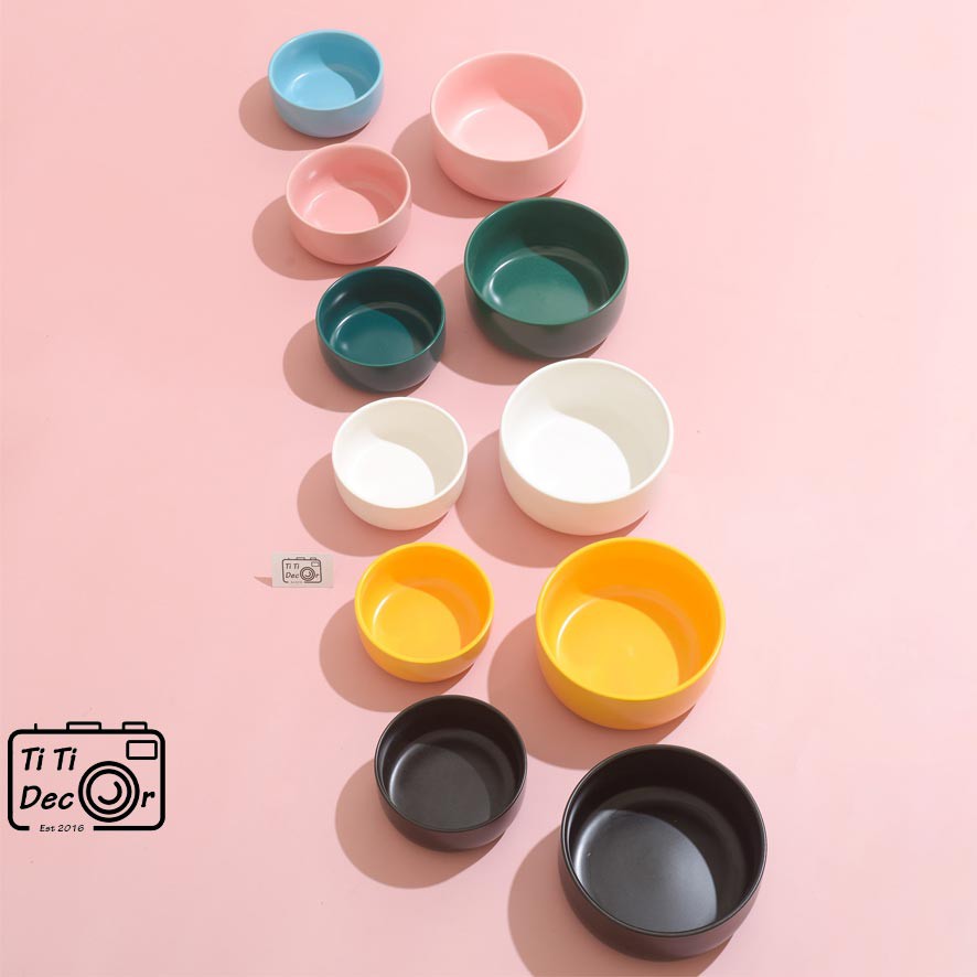 Chén Nordic tròn dụng cụ làm bánh, nấu ăn, trang trí bếp, nhà hàng - TiTi Decor