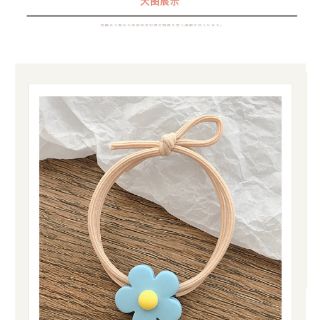 Cột tóc hoa mai nhiều màu