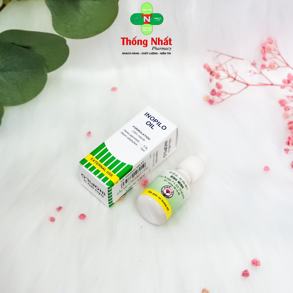 Dầu Mù U chấm bỏng, giảm đau, mụn Inopilo Oil chai 15ml